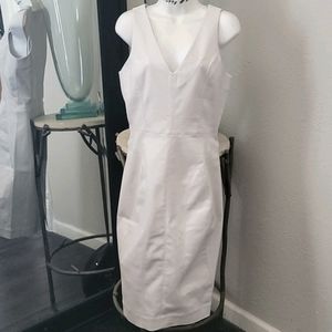 DKNY light classic grey ribbed stitched dress 👗